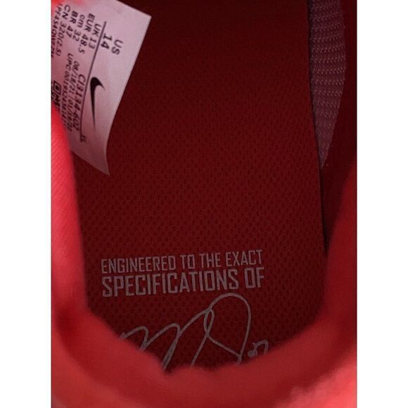 Nike Force Zoom Mike Trout 7 Baseball Cleats Red White CI3134-602 Men Size 14 - Picture 8 of 10